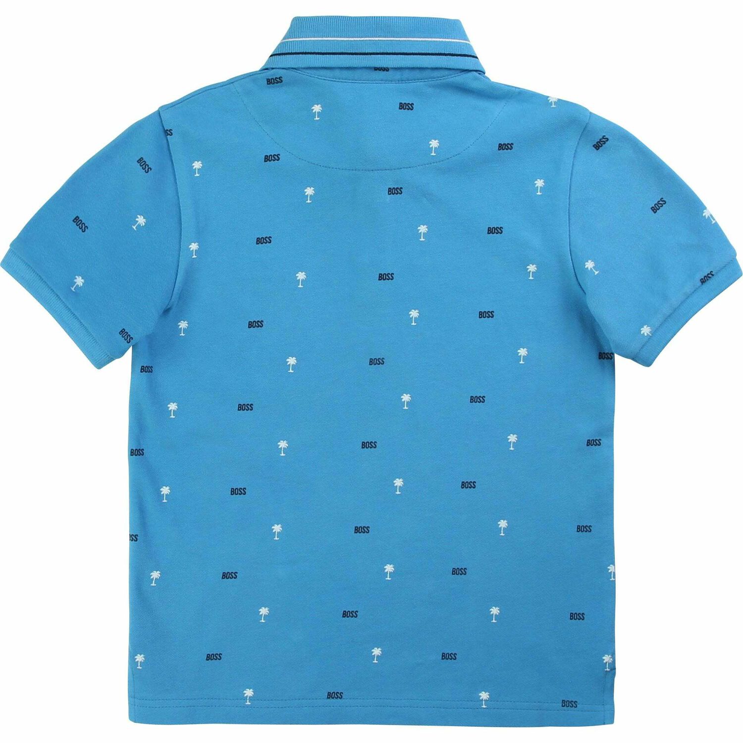 Boys Blue Logo Polo Shirt, 1, hi-res image number null