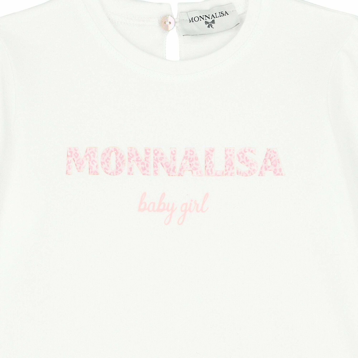 تيشيرت باللون العاجى والزهرى للبنات, 1, hi-res image number null