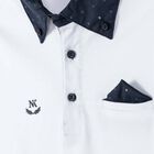 الأولاد قميص بولو أبيض, 1, hi-res