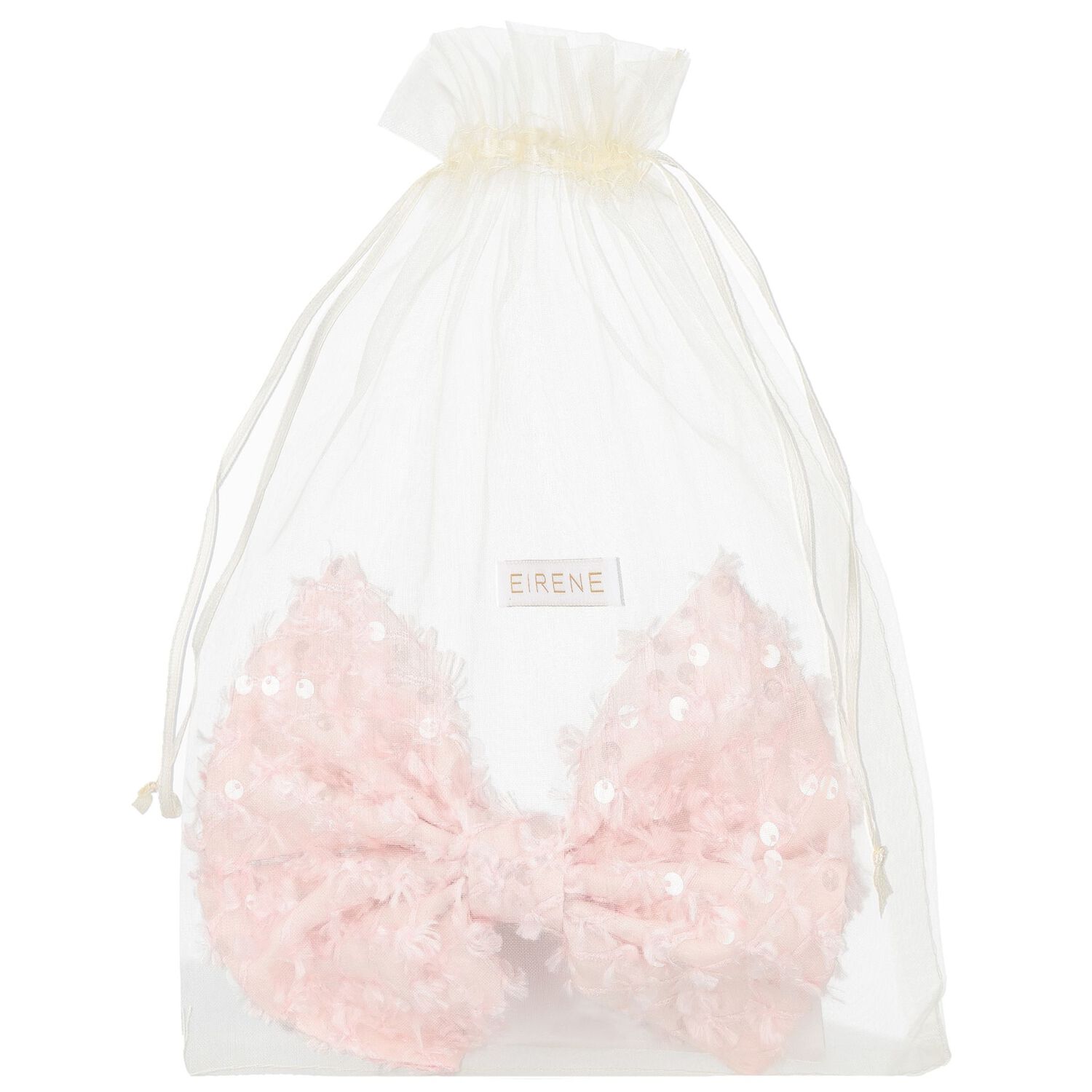 رباط رأس باللون وردي للفتيات مزين بالترتر, 1, hi-res image number null