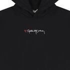 Girls Black Logo Hooded Top, 1, hi-res