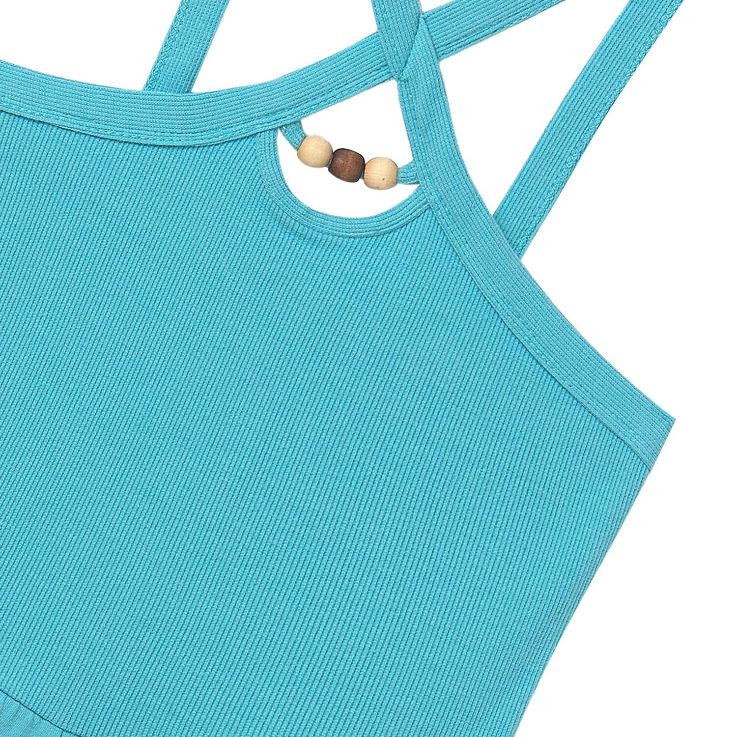 رومبير بنات بأشرطة متقاطعة  باللون الأزرق , 1, hi-res image number null