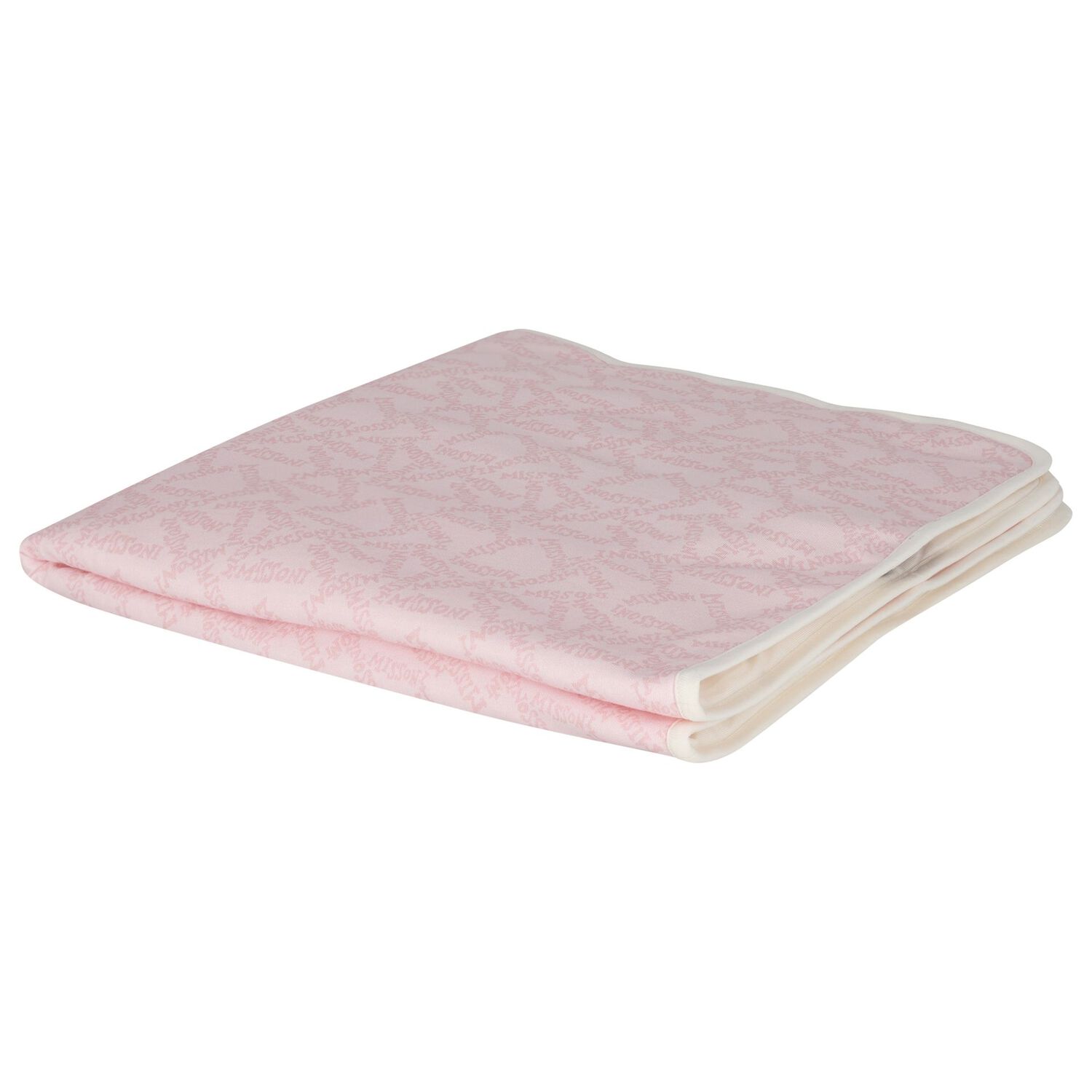 Baby Girls Pink Logo Blanket, 2, hi-res