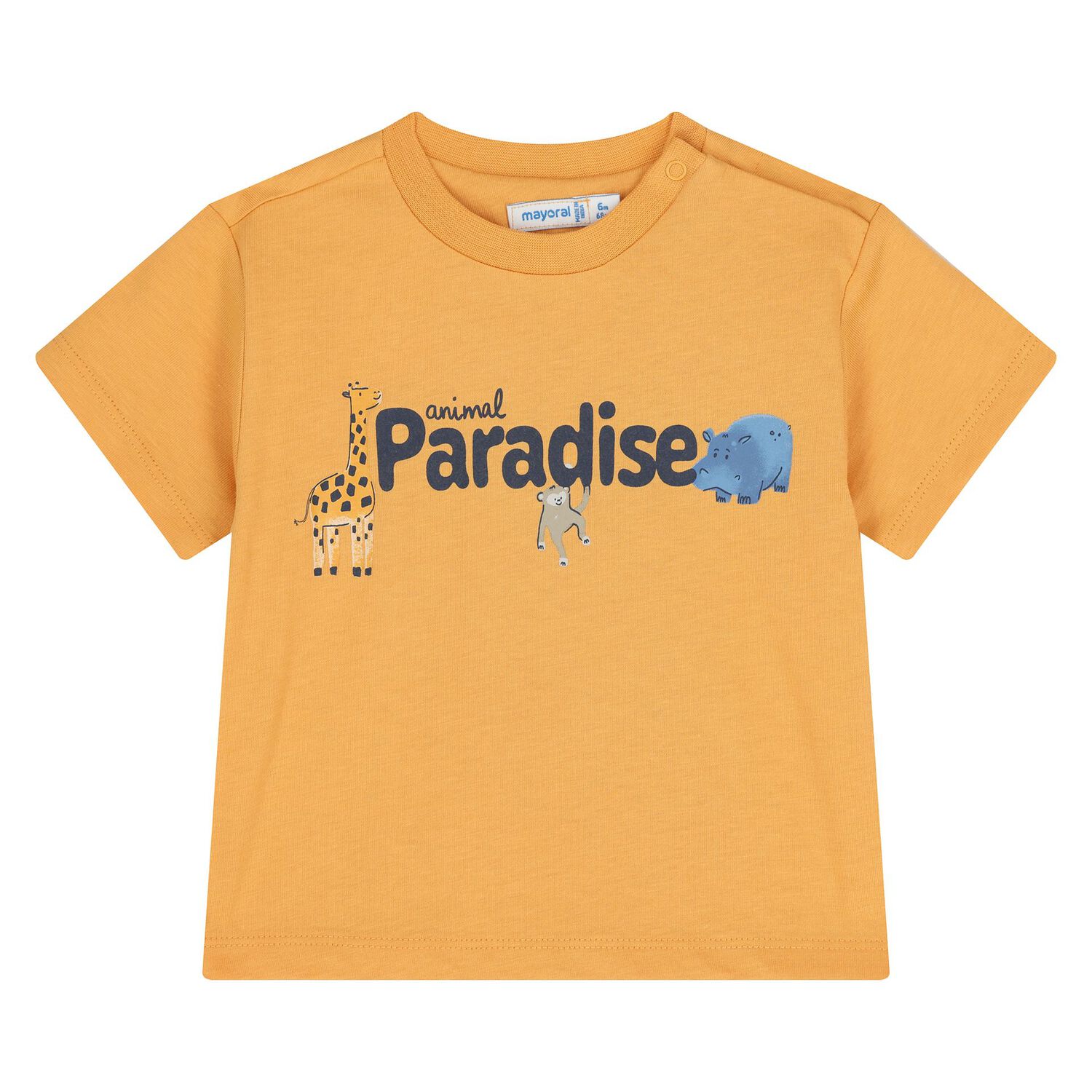 طقم شورت أبيض وبرتقالي وأزرق للأولاد الصغار, 2, hi-res