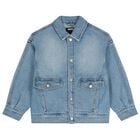 Blue Denim Jacket, 1, hi-res
