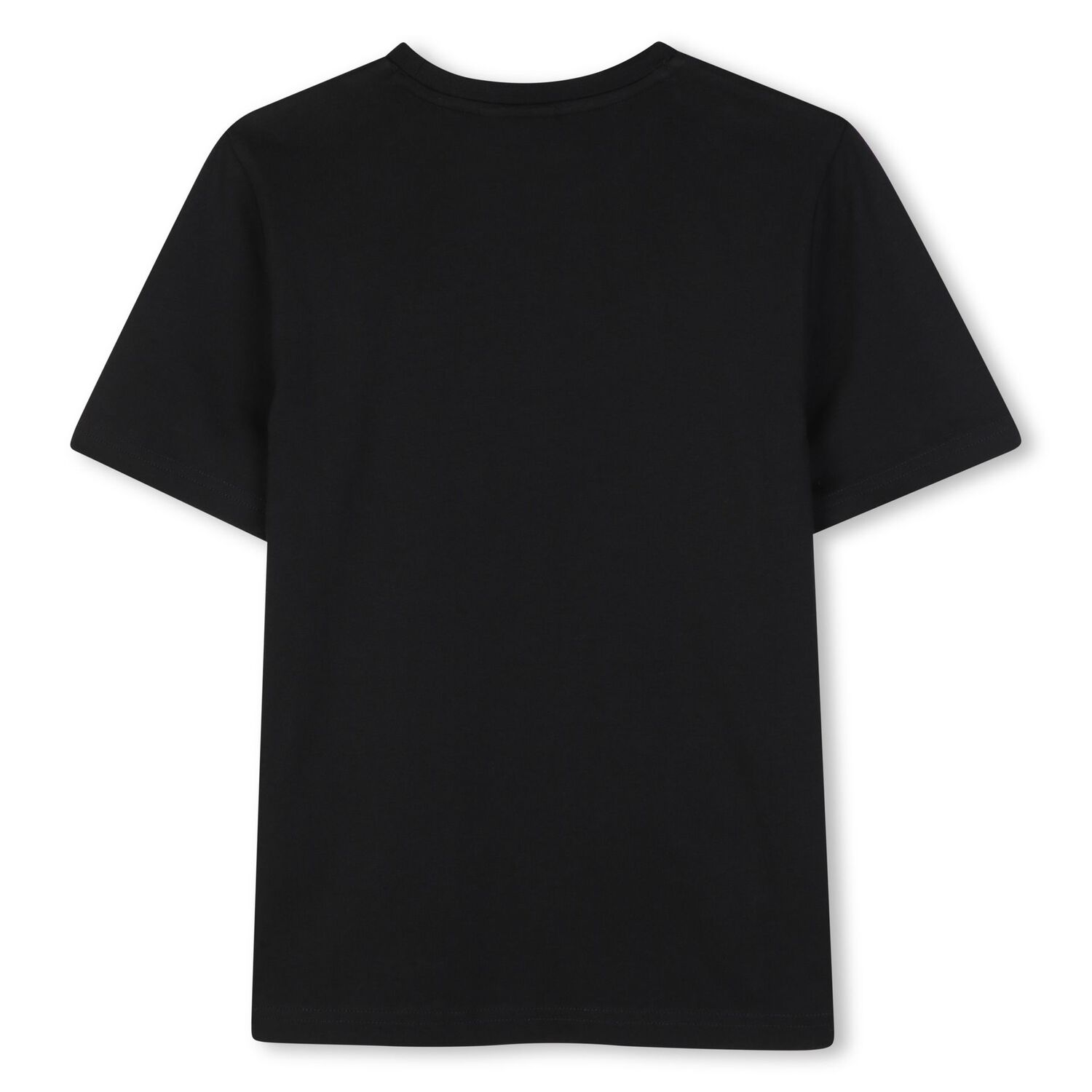 Boys Black Logo T-Shirt, 1, hi-res