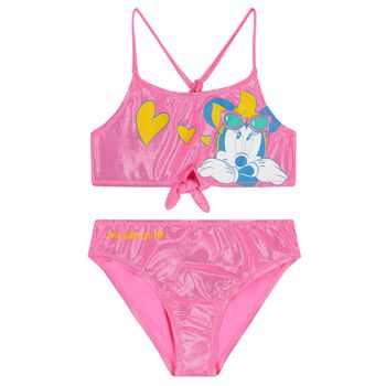 Girls Pink Minnie Mouse Bikini