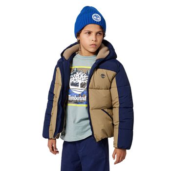 Boys Green Logo Long Sleeve Top