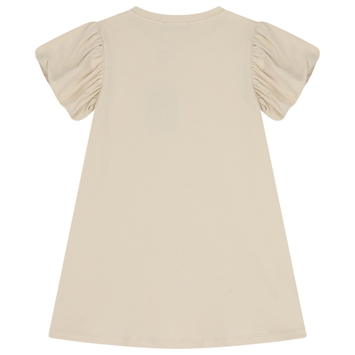 Girls Beige Bag Logo Dress, 2, hi-res