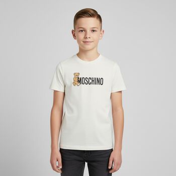 Ivory Teddy Bear Logo T-Shirt