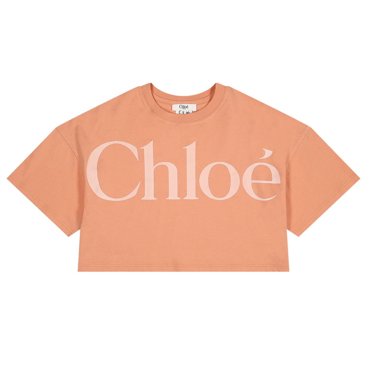Girls Mini Me Orange Logo T-Shirt, 2, hi-res