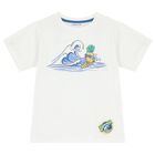 طقم أولاد شورت بطبعة باللون الأبيض والأزرق, 3, hi-res