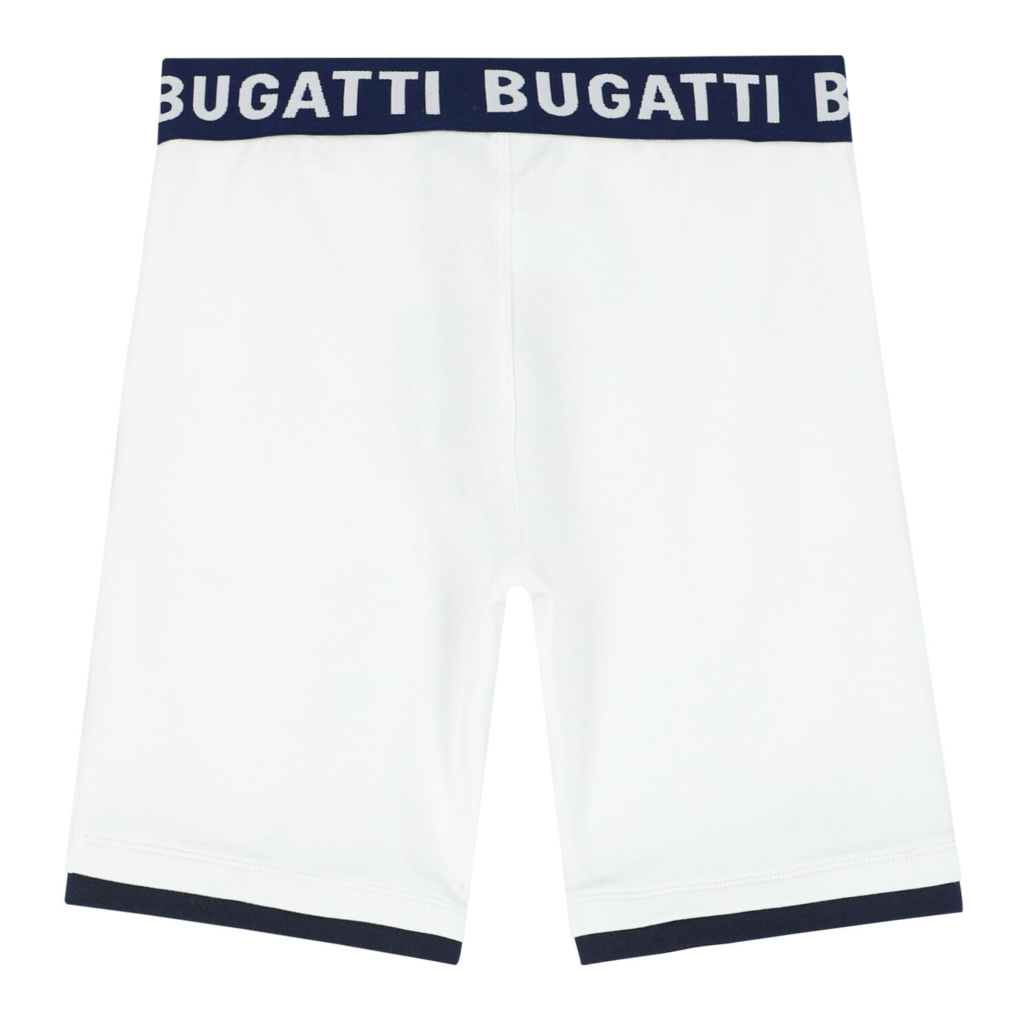 شورت بالشعار باللون الأبيض للأولاد, 2, hi-res