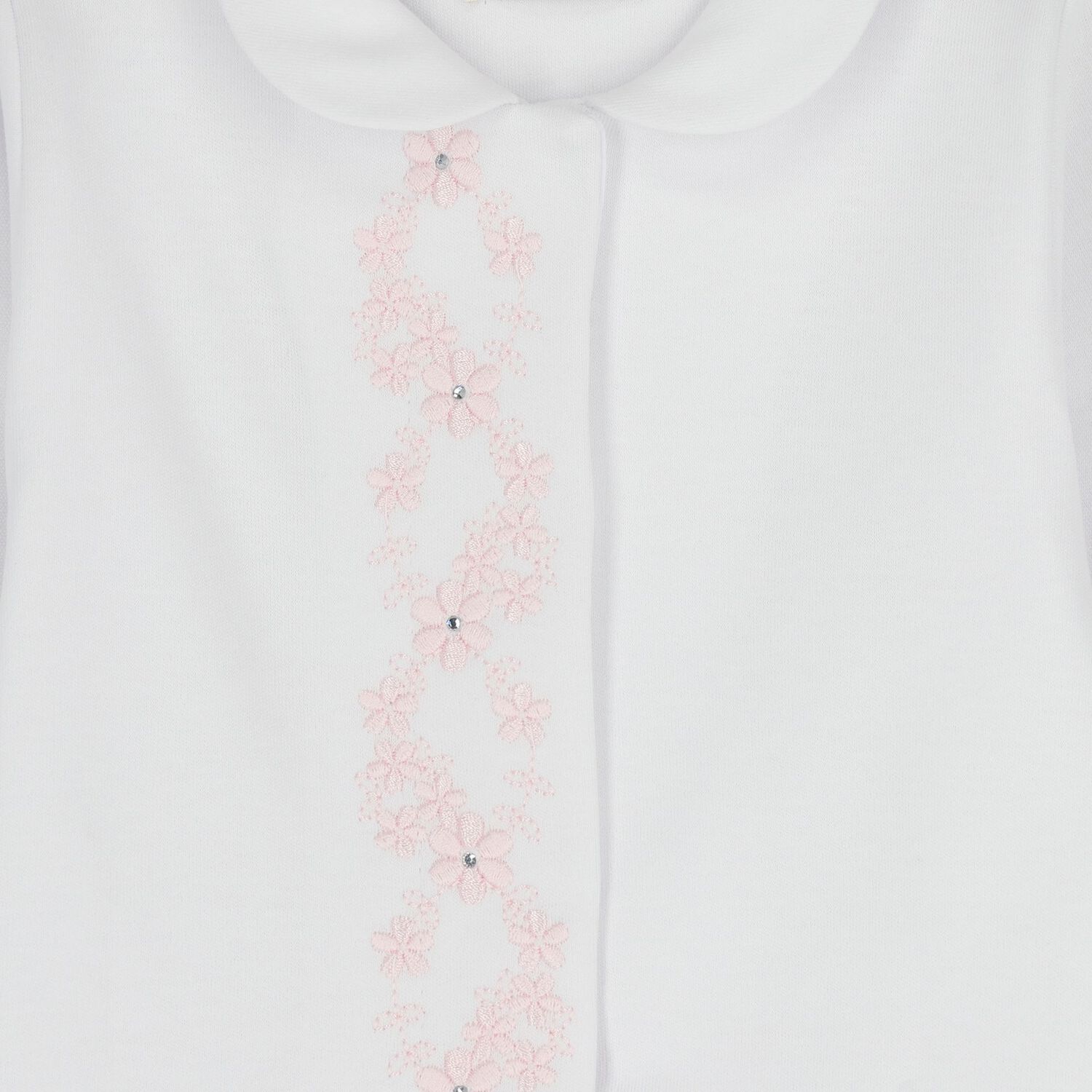 Baby Girls White & Pink Babygrow Gift Set, 1, hi-res