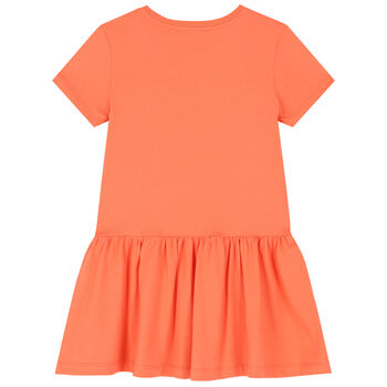 Girls Coral Logo Dress