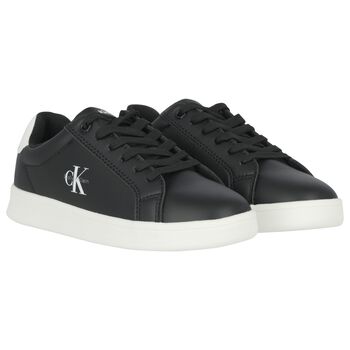 Black & White Logo Trainers