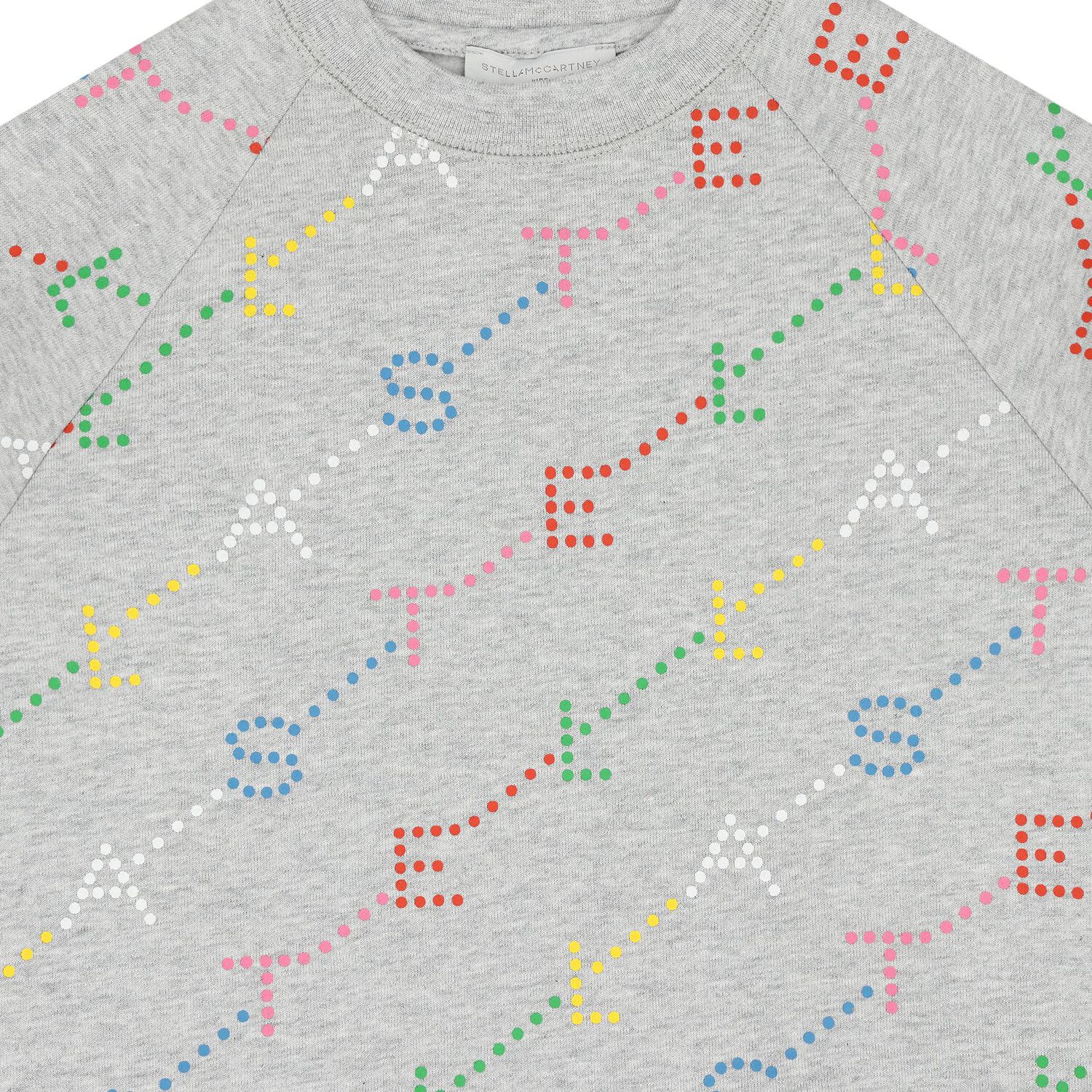 بدلة رياضية بنات بالشعار  باللون الرمادي, 1, hi-res image number null