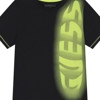 Boys Black Logo T-Shirt