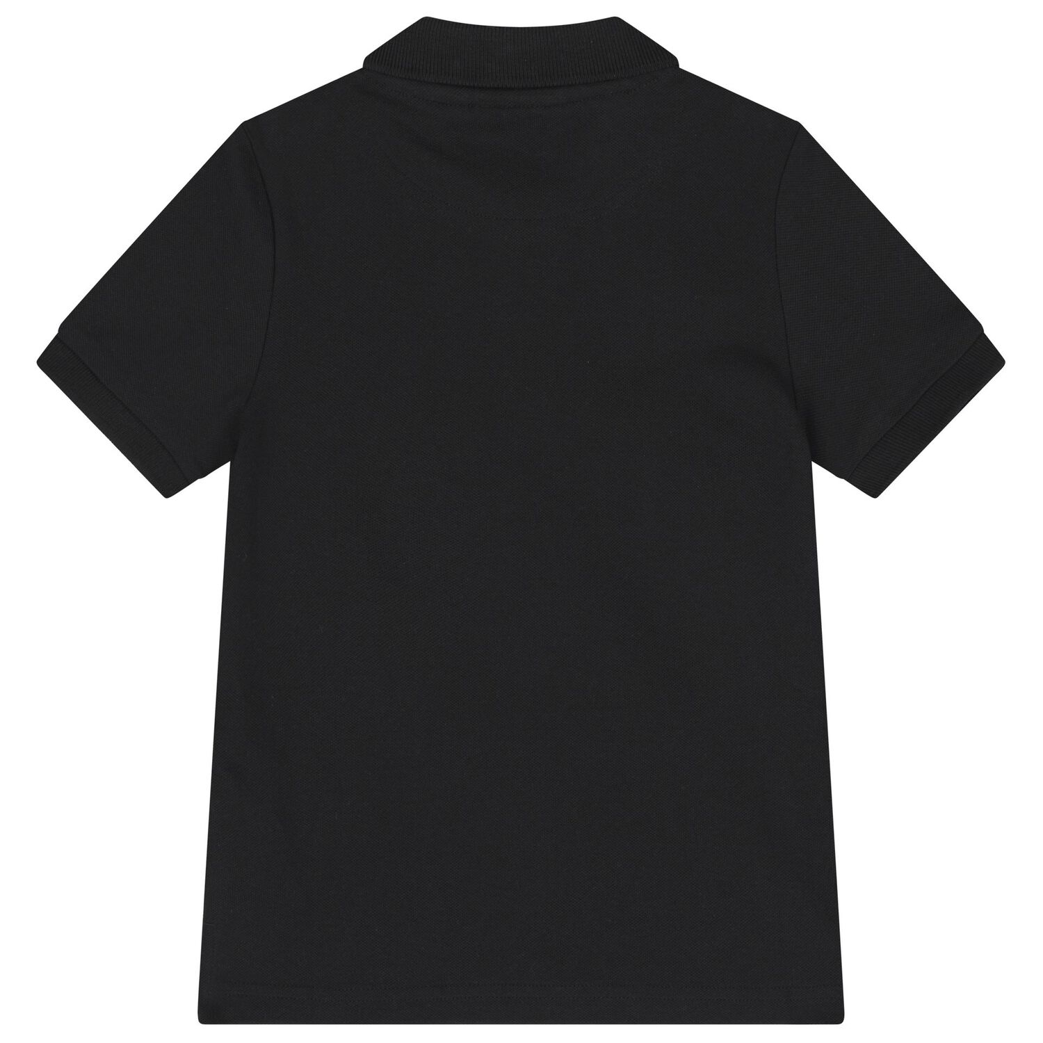 Boys Mini Me Black Logo Polo Shirt, 1, hi-res