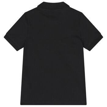 قميص بولو بشعار ميني مي للأولاد باللون الأسود 