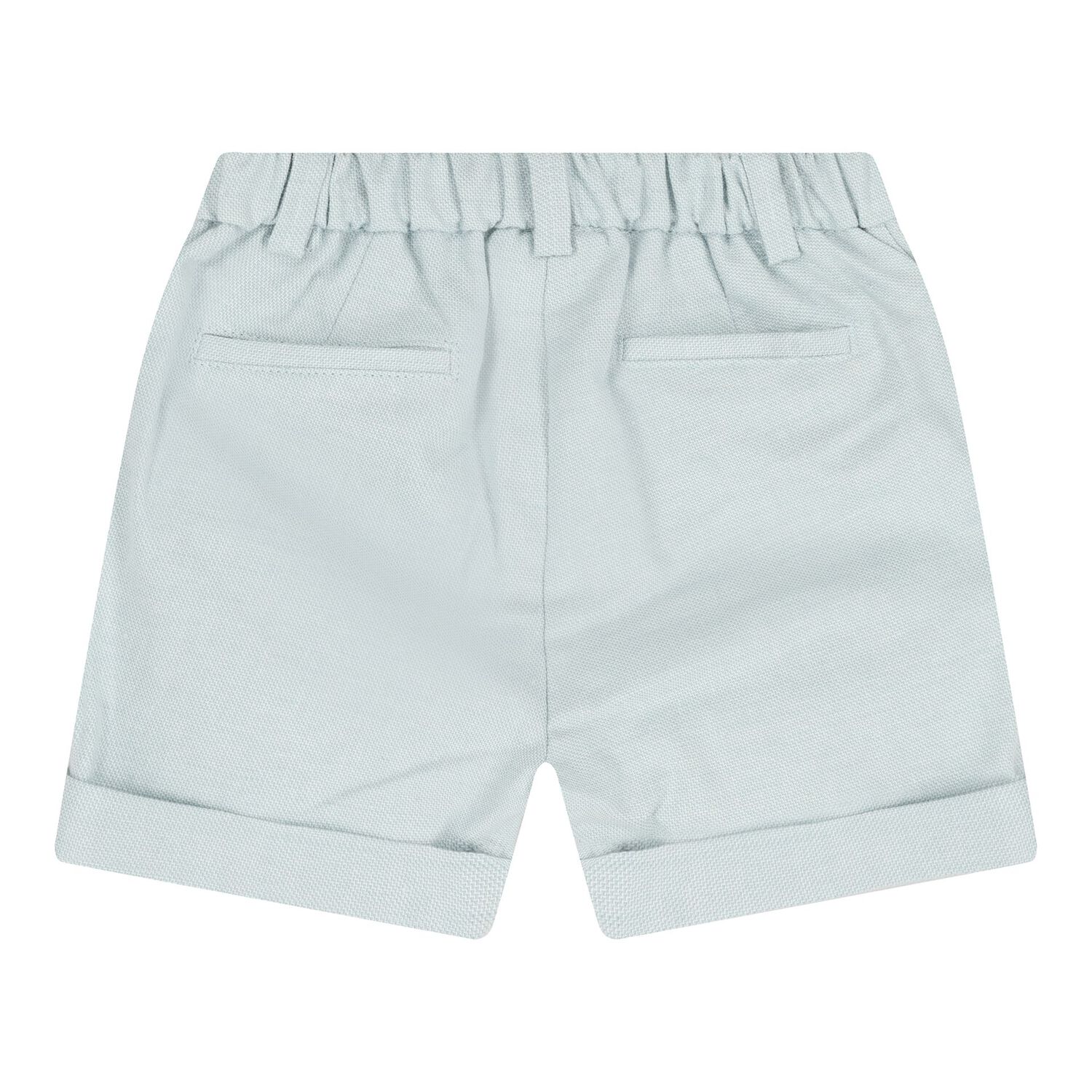 Baby Boys White & Blue Shorts Set, 2, hi-res