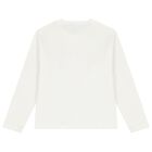 Girls Ivory Embellished Long Sleeve Top, 1, hi-res