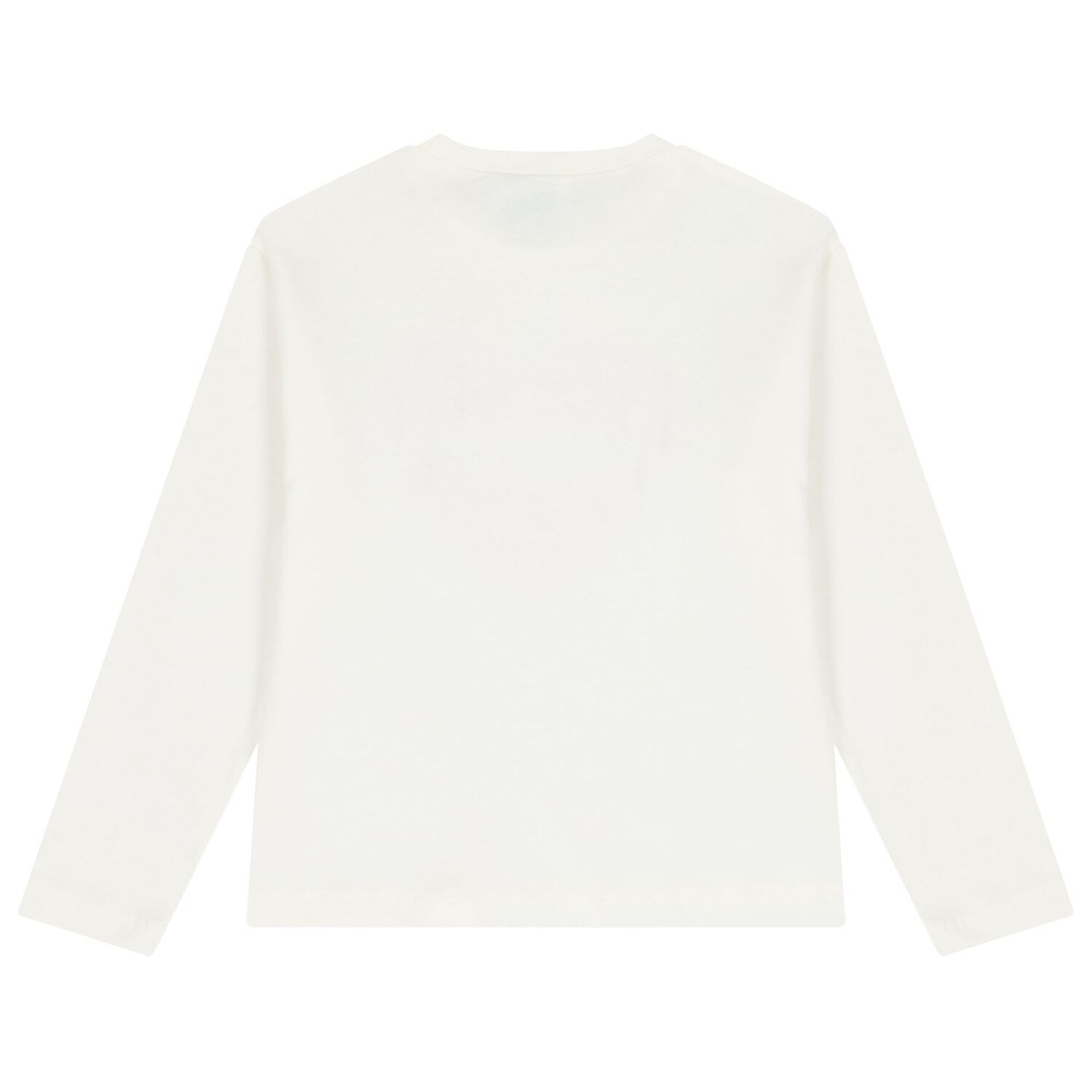 Girls Ivory Embellished Long Sleeve Top, 1, hi-res