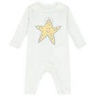 أفرول بطبعة باللون الأبيض ( قطعتين), 1, hi-res