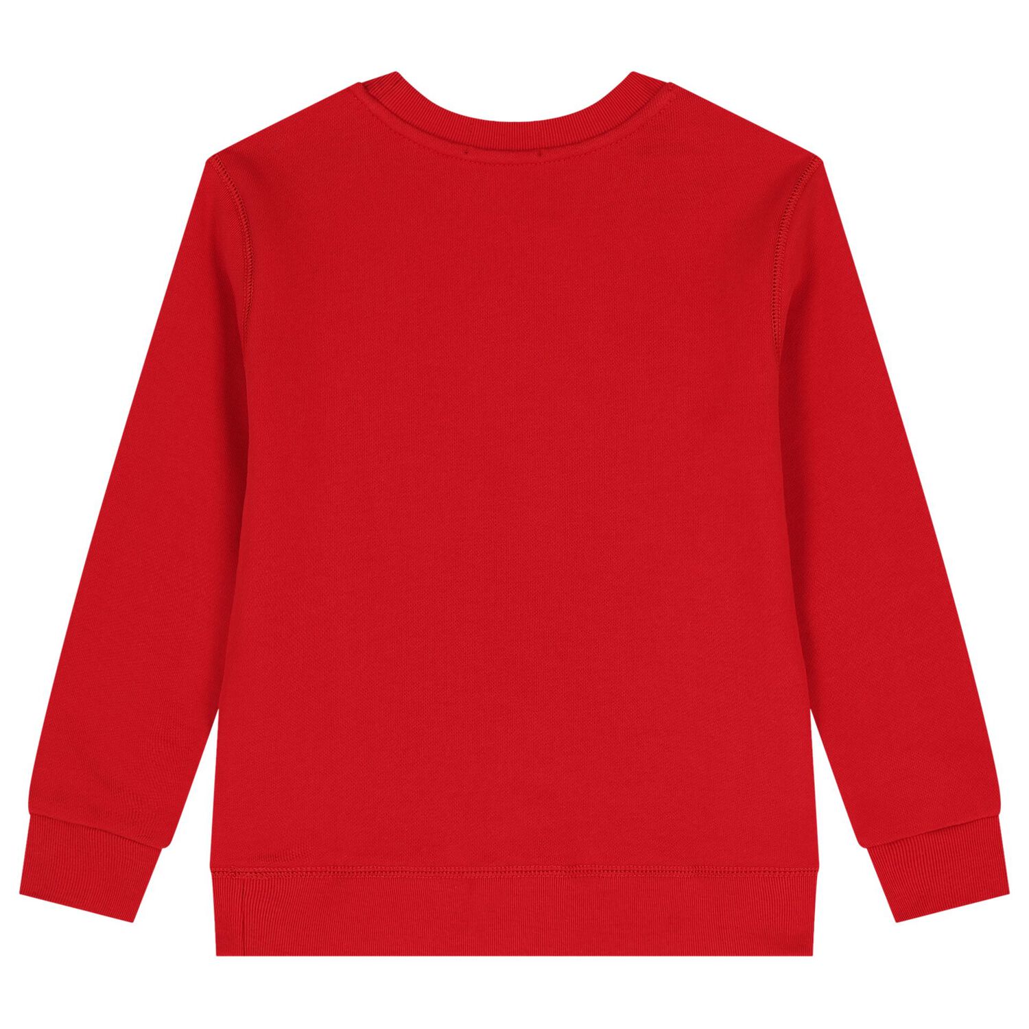 Boys Red Polo Bear Sweatshirt, 2, hi-res