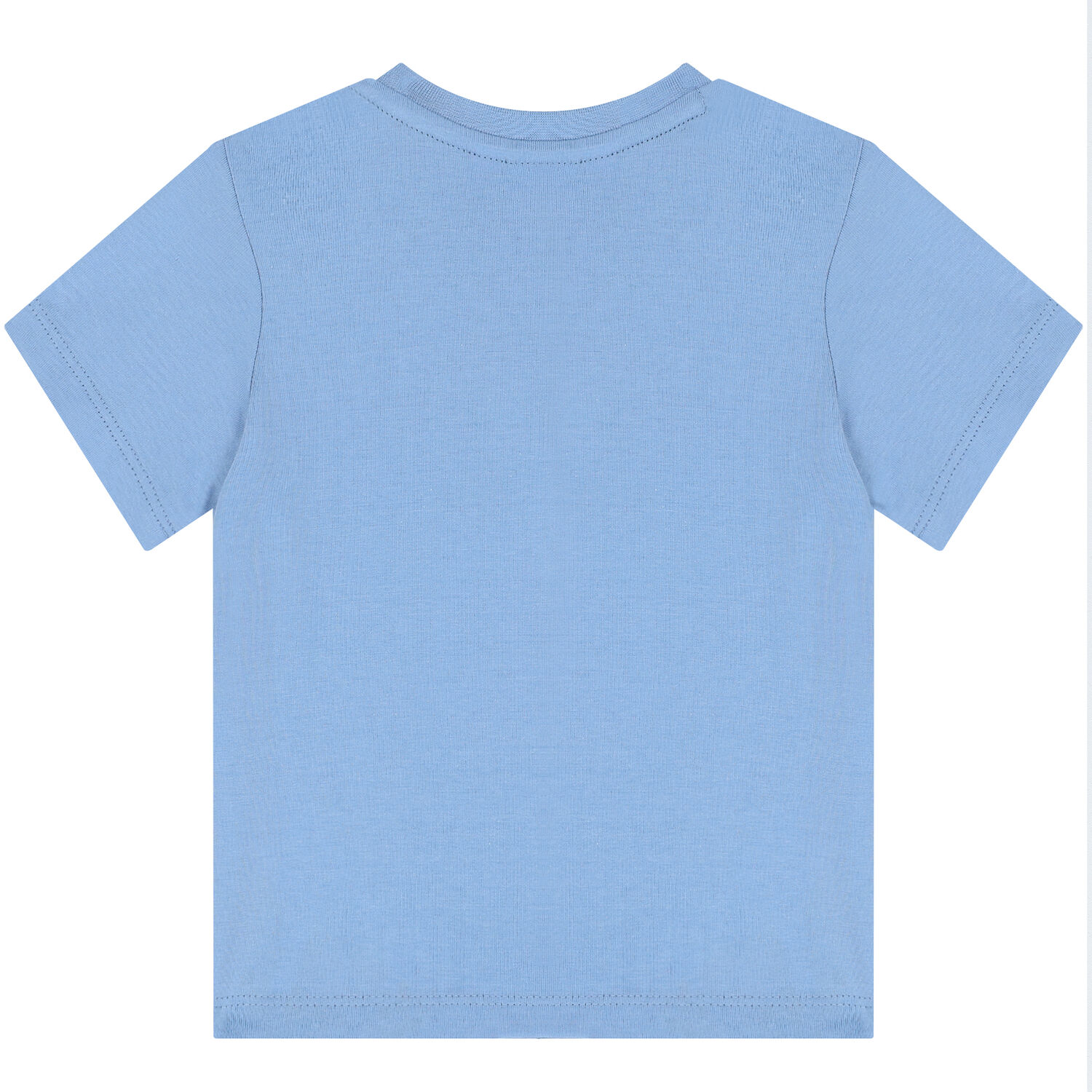 تيشيرت بالشعار باللون الأزرق للأولاد, 1, hi-res