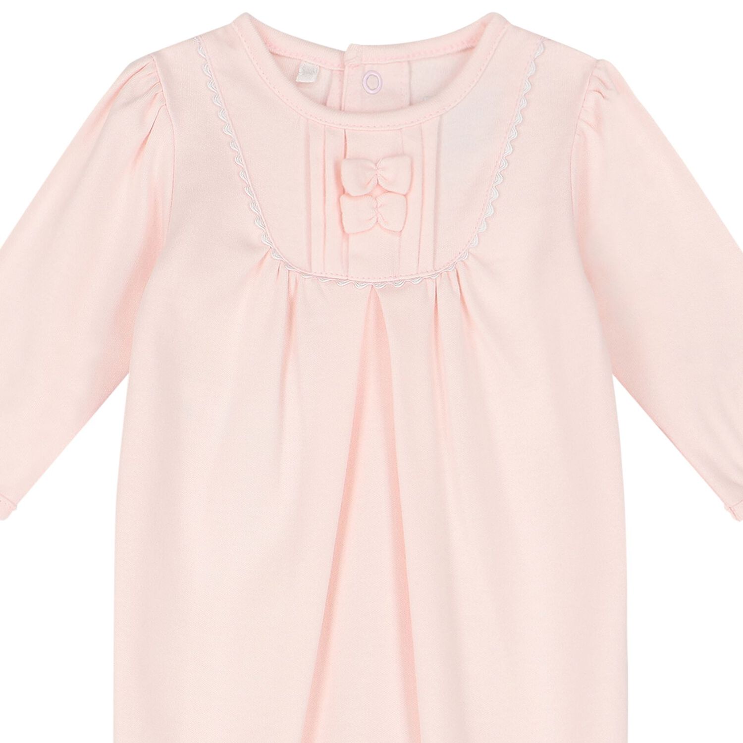 Baby Girls Pink Cotton Babygrow Set, 1, hi-res image number null