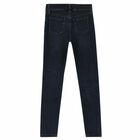 Girls Navy Denim Jeggings, 1, hi-res