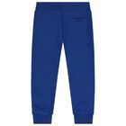 Boys Blue Logo Joggers , 2, hi-res