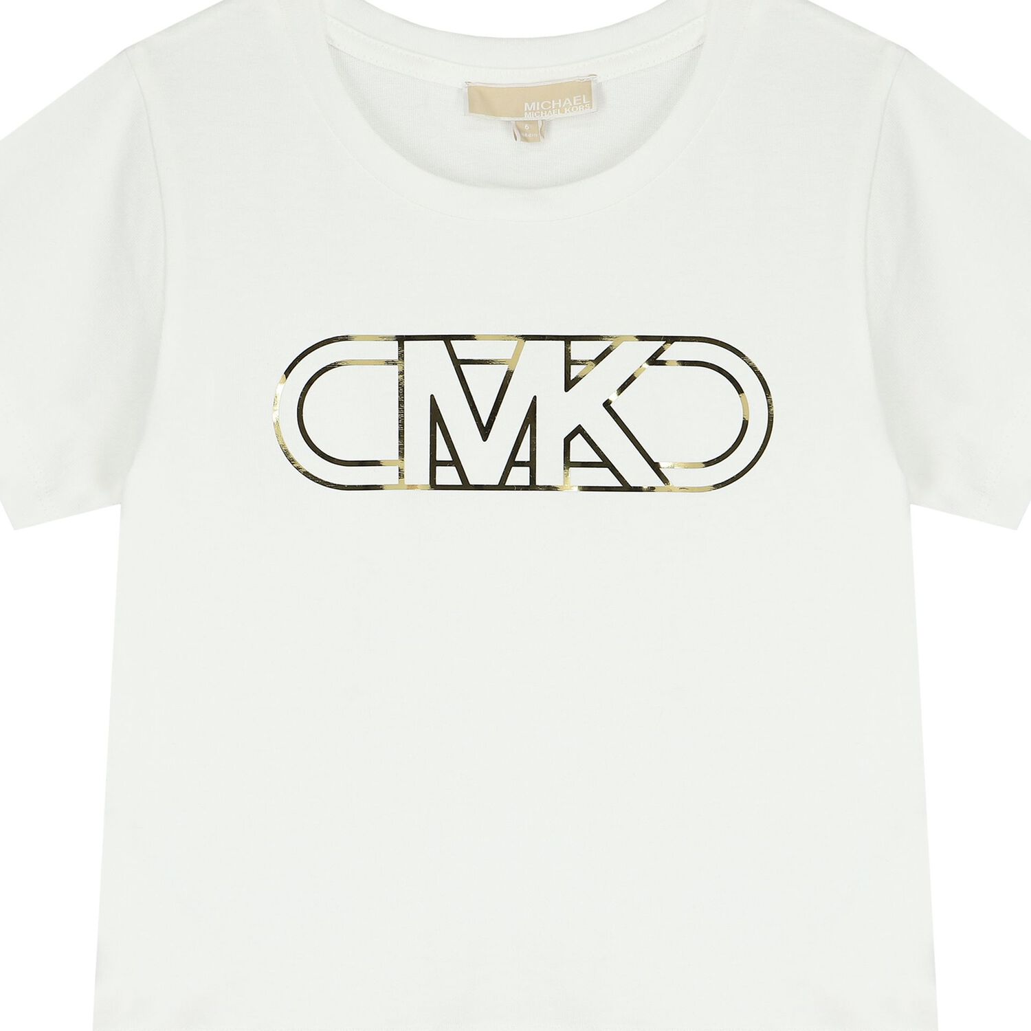 Girls Ivory Logo T-Shirt, 1, hi-res