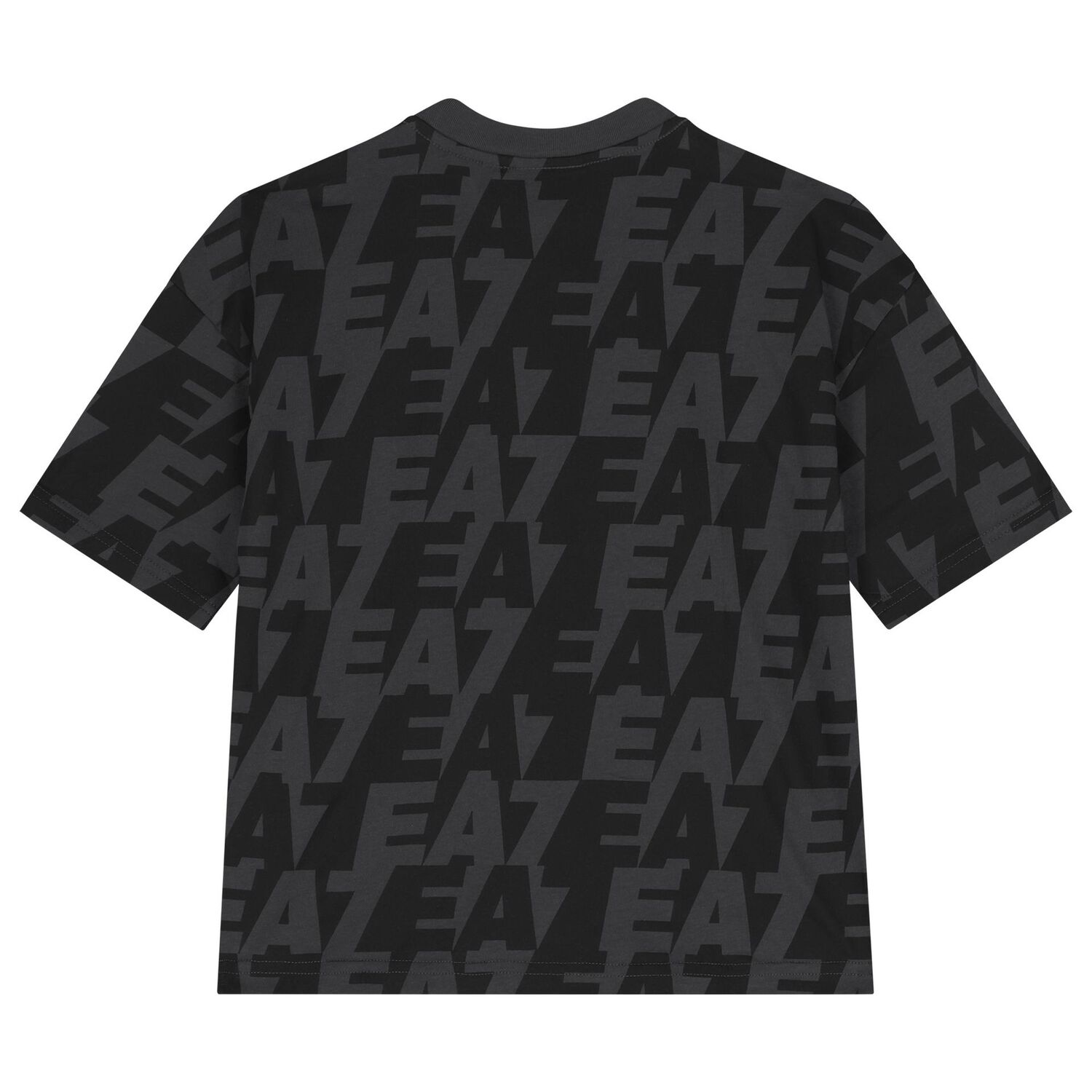 Boys Black Logo T-Shirt, 2, hi-res