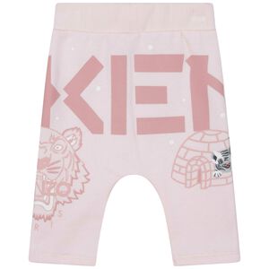Baby Girls Pink Logo Trousers Set