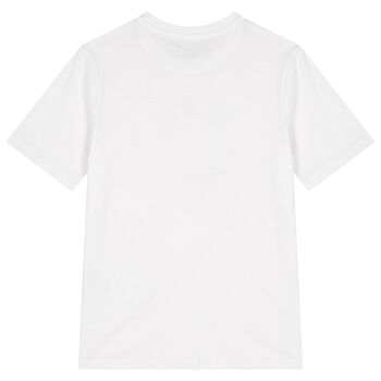 Boys White Teddy Bear T-Shirt