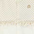 أفرول بنات بالشعار باللون العاجي, 1, hi-res