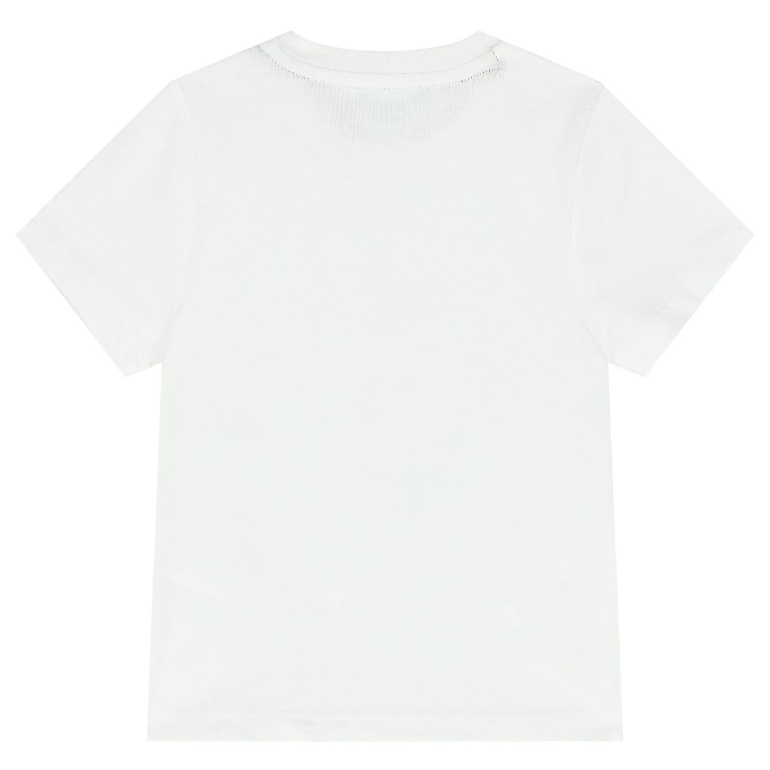 Younger Boys White & Blue Logo Shorts Set, 1, hi-res