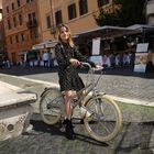 Girls Black Logo Dress, 1, hi-res