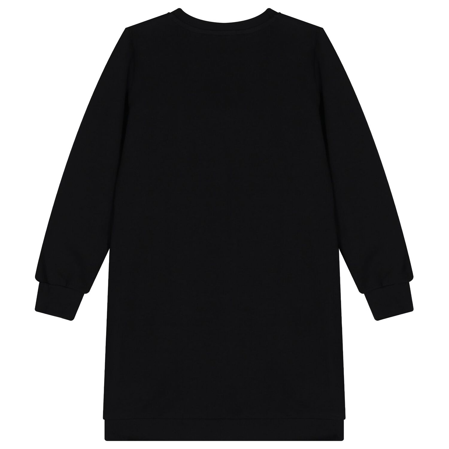 فستان بناتي باللون أسود بطبعة خريطة جغرافية, 1, hi-res