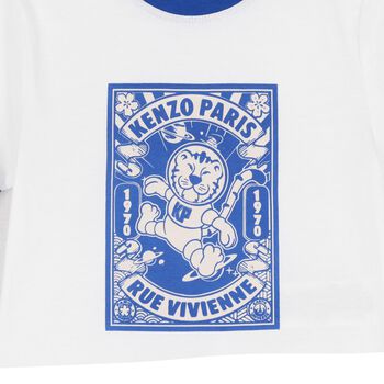 Younger Boys White Tiger T-Shirts ( 2-Pack )