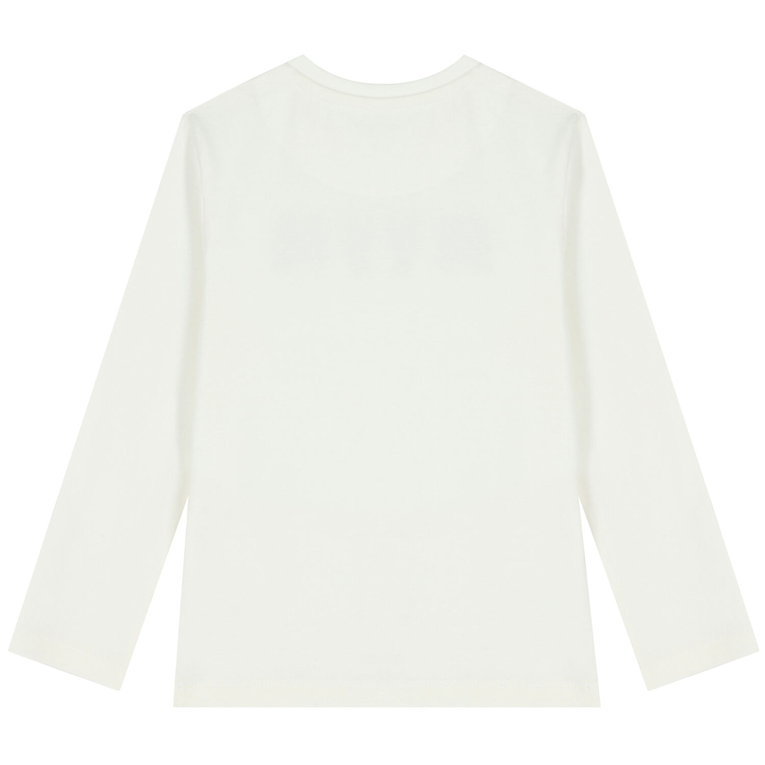 Boys Ivory Logo Long Sleeve Top, 3, hi-res image number null