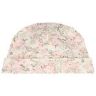 Baby Girls Pink Floral Hat, 1, hi-res