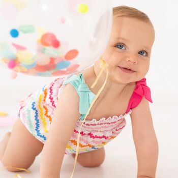 Baby Girls Multi-Coloured Romper