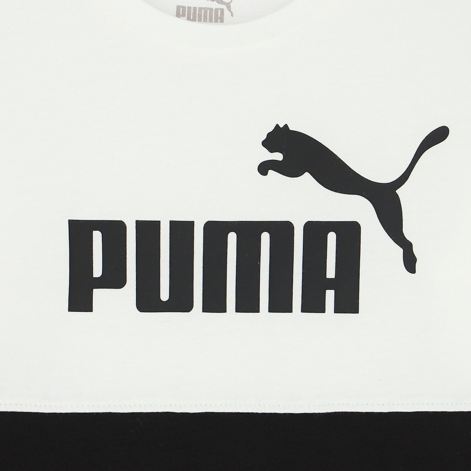 تيشيرت بالشعار باللون الابيض والاسود للاولاد, 1, hi-res