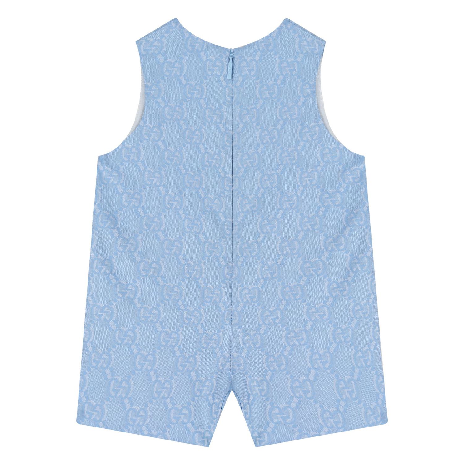 Blue GG Logo Baby Dungaree, 1, hi-res image number null