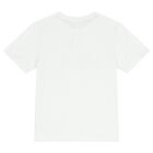 طقم شورت أولاد بالشعار باللون الأبيض و الأزرق, 1, hi-res