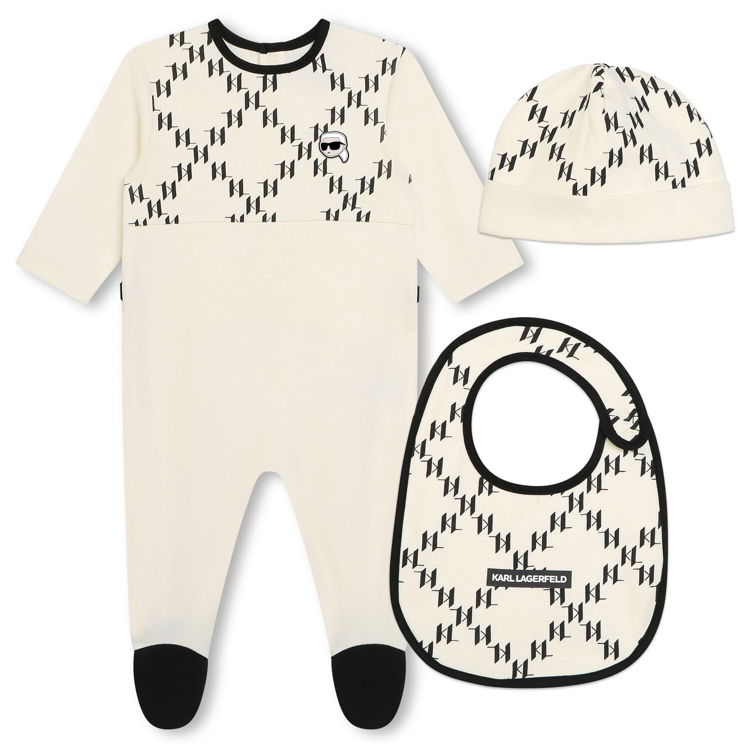 Ivory Logo Babygrow Gift Set, 1, hi-res