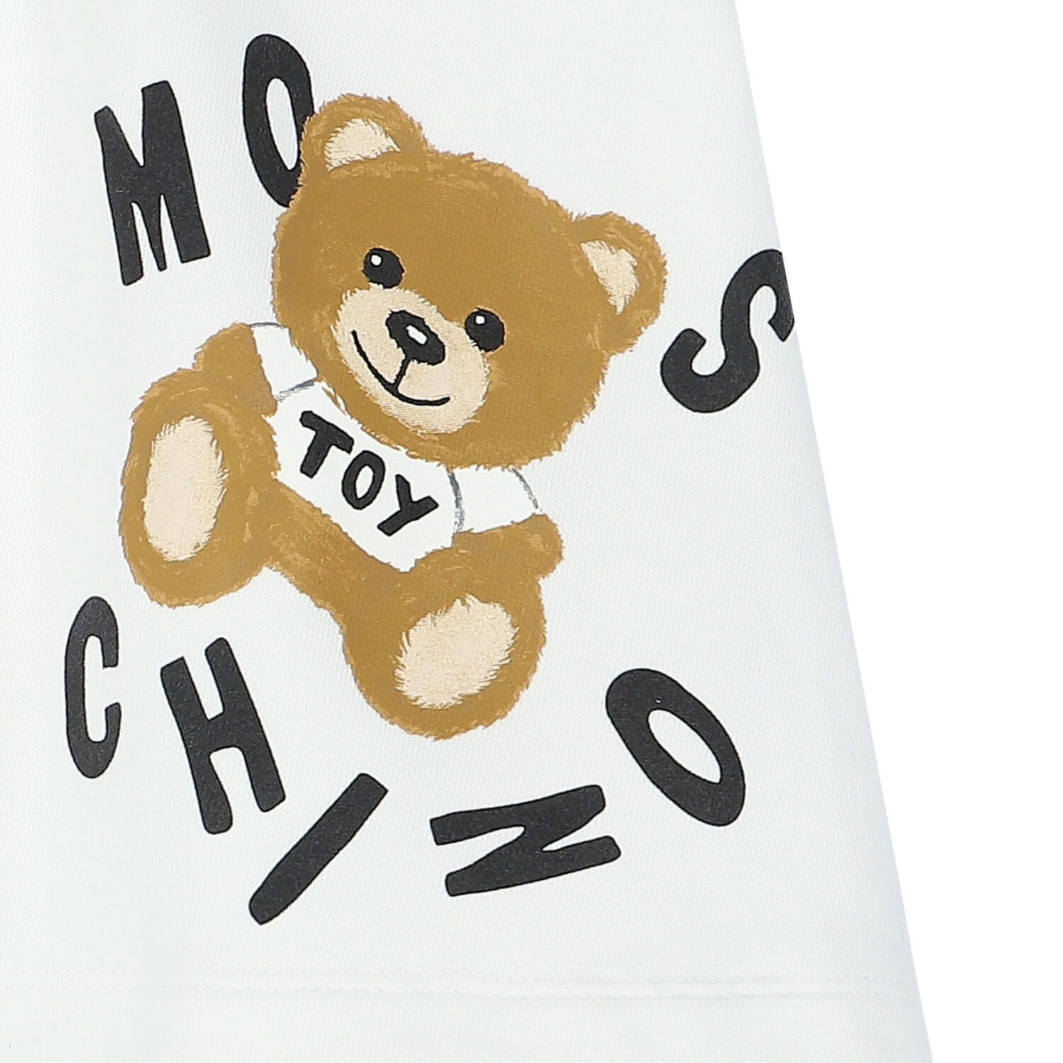 Girls White Teddy Logo Skirt, 1, hi-res image number null